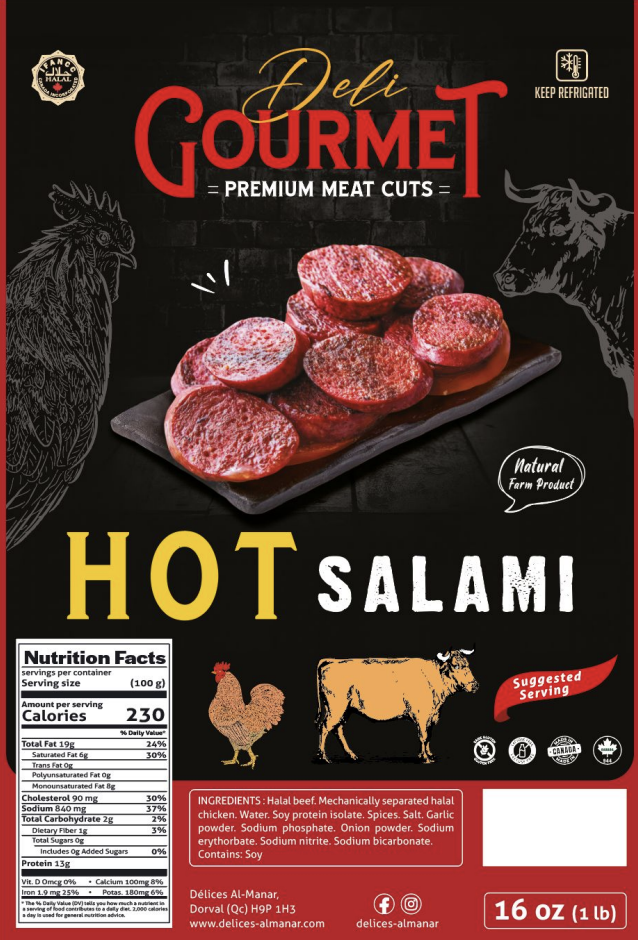 HOT SALAMI (BEEF, CHICKEN)