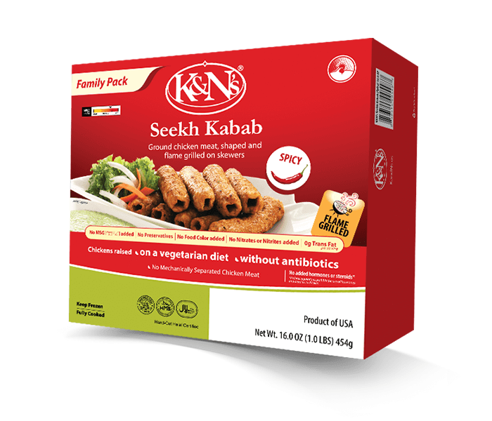 K&N's Spicy Seekh Kabab Family