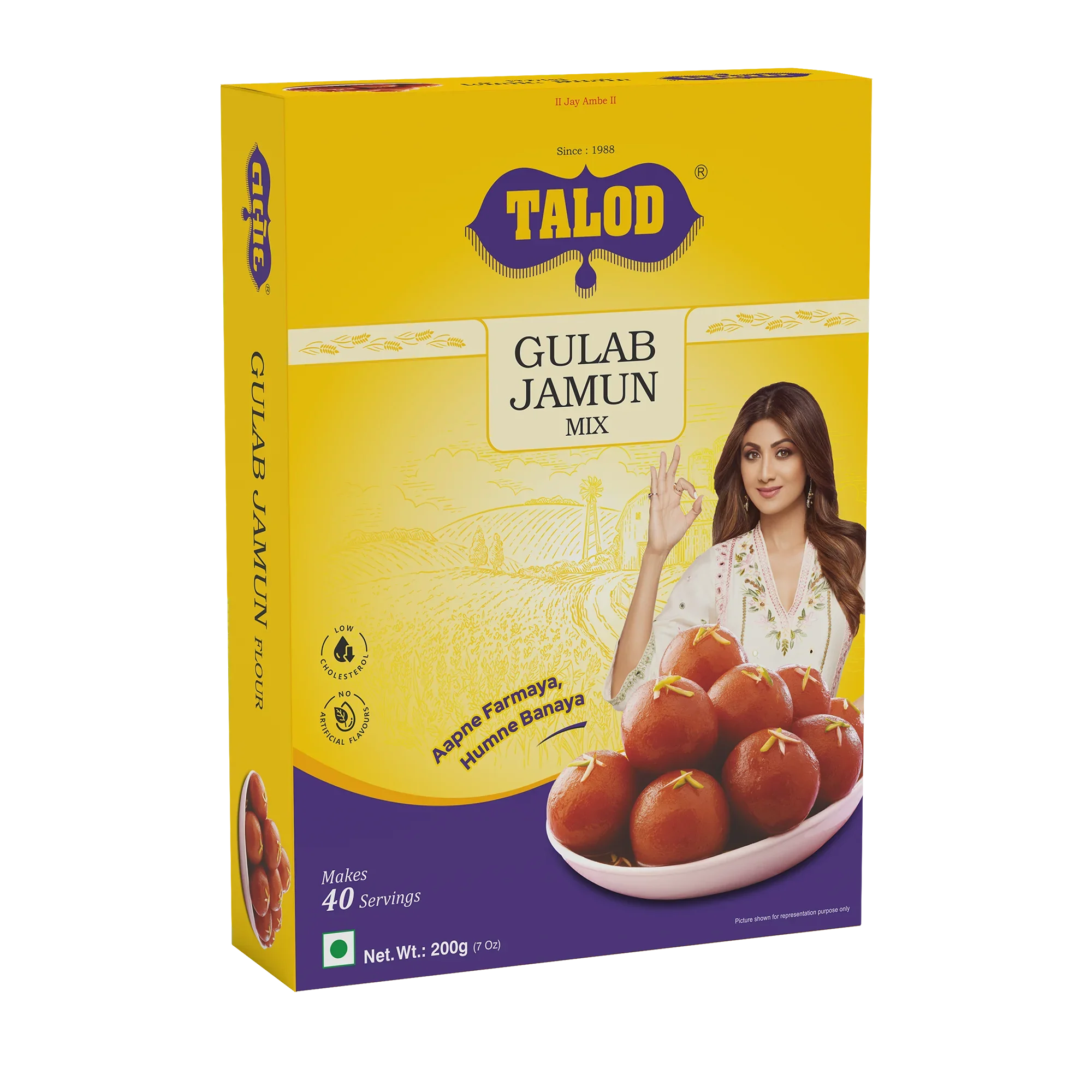 Talod Gulab Jamun (200g x 40Pkt)